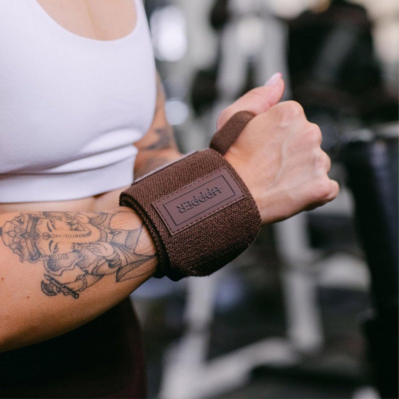 UPPPER Store Wrist Wraps for Weightlifting – 19" Lifting Wrist Support with Thumb Loop for Bench Press, Powerlifting, and Gym Workouts for Men & Women | Premium Fitness Gear - Image 3